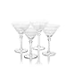 Nautica J-Class Collection 8-Ounce Martini Glass, Set of 4