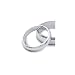 18ct White Gold 4mm D-Shape Heavy Wedding Ring