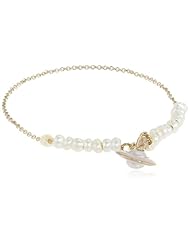 Vivienne Westwood Blanche Pearl Bangle Bracelet, 4"