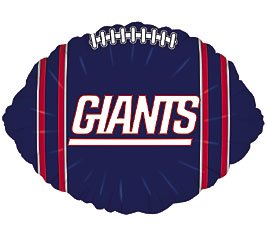 New York Giants Football Balloon - NFL licensed