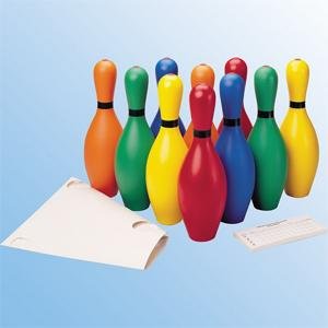 Buy S&S Worldwide Cosom® Bowling Pin Set, Rainbow Colors