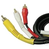 Buy 50 FT 3-RCA Stereo Audio Video A V AV Cable Patch 50ft by eforcity