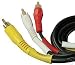 Audio and Video Cables | Audio Video Cables | Audio Visual Cables | Video Cables | AV Cables | Composite Cables - Cables To Go - 17916 - 25ft Value Series RCA-Type Audio Video Cable (Black)