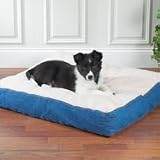 Micro Suede Back To Basics Dog Bed - Small Tan