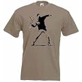 Banksy T-shirt - Flower Thrower