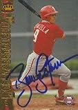 Bobby Estalella, Philadelphia Phillies, 1997 Pacific Collection Autographed Card