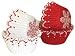 Red Scallop Cupcake Wrapper (Martha Stewart)