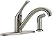 Delta Classic 400-SS-DST-A Single Handle Kitchen Faucet with Spray, Stainless