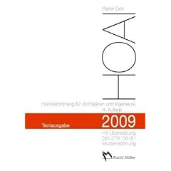 HOAI 2009: Textausgabe mit Erl�uterung der Neuerungen und Musterrechnung