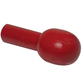 Europa Mushroom Rolling Cane Tip 1 2 inch Red