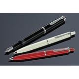 Pelikan 205 Souveraen Fountain Pen - Black, Medium Nib 972067