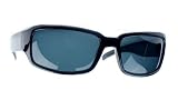 POLARIZED Square Plastic "Darkside" Wrap Sunglasses