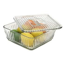 Click here to buy Anchor Hocking 12 Cup Glass Refrigerator Storage by Anchor Hocking.