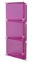 Storage Solutions 0403P6 13-Inch 3 Cube Corner Storage Unit, Pink