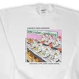 Londons Times Funny Bird Cartoons - Meanwhile At The Rubber Chicken Factor, Rated PG - Sweatshirts