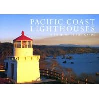 Pacific Coast Lighthouses Postcard Book