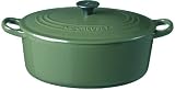 Le Creuset ココット・オーバル 25cm モスグリーン