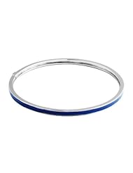 Blue Enamel Bangle size 8" | ELLE Jewelry # B0096