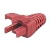 Professional RJ45 Strain Relief, 50 Pcs, Red