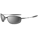 Oakley WHISKER Black/Black Iridium Sunglasses (Black,Black Iridium)