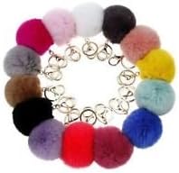 pompom keychain