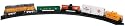 Lifelike Golden Rails Electric Train Set