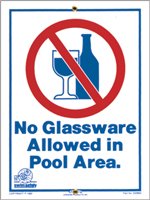 Pool Sign - No Glass