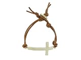 Cross Bracelet on Leather by Me & Ro
