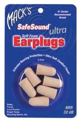 Macks Ultra SafeSound® Ear Plugs 3 pair Blister Pack 317BKDmmuCL Macks Ultra SafeSound® Ear Plugs 3 pair Blister Pack
