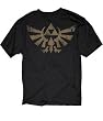 Nintendo Legend of Zelda Twilight Princess Triforce Black T-shirt Tee