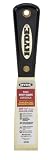 Hyde Tools 02080 Brass Stiff Chisel Putty Knife, Black and Silver, 1 and 1 4-Inch