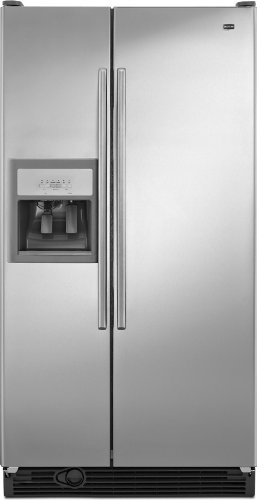 Maytag 22 Cu Ft Stainless Steel Side-By-Side Refrigerator