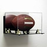Deluxe Acrylic Football Display Case - Wall Mountable