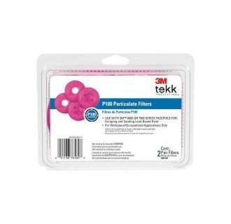 3M Replacement Particulate Filters for P100 Respirator Mask,
