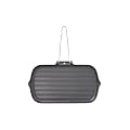 Chasseur Cast Iron Rectangular Grill Pan Wire Handle Smooth Base 37x22cm