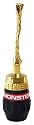 MONSTER QL GFP-H MKII 2 Pair Flex Pin Quicklock Gold Connectors for Easy Self Crimping Terminations