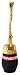MONSTER QL GFP-H MKII 2 Pair Flex Pin Quicklock Gold Connectors for Easy Self Crimpin...