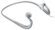Aiwa HP-VJ201 Neckband Headphones With Acoustic Plus Technology (Swoops Style, Grey)