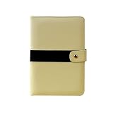 Mod Flip Genuine Leather iRiver eBook Reader Organizer Case (Creme/Black)