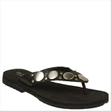Franco Sarto 26888-001 Bay Flip Flop in Black Leather by Franco Sarto