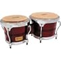 LP LPP601 Performer Series Bongos Dark Wood Chrome Hardware
