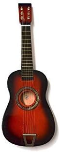 Wooden Acoustic Guitar For Children, Beginners Classic Red Guitar, Brand New In Box by Envo Toys