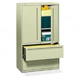 700 Series 42 Wide Lateral File with Storage Cabinet, Putty (HON795LSL)