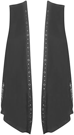 Plus Size Black Vest with Lace Back --Size: 2x Color: Black