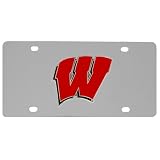 Wisconsin Badgers NCAA License/Logo Plate