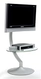 BDI Aspect 9760 Flat-panel swivel TV stand Silver
