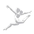 Gymnast Sudden Shadow Wall Appliqué