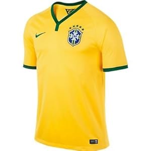 Nike Soccer Replica Jersey: Nike Brasil Home Replica Soccer Jersey 2014 XL