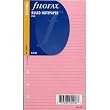 Filofax Papers Ruled Notepaper, Pink Personal Size - FF-133007