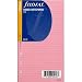 Filofax Papers Ruled Notepaper, Pink Personal Size - FF-133007